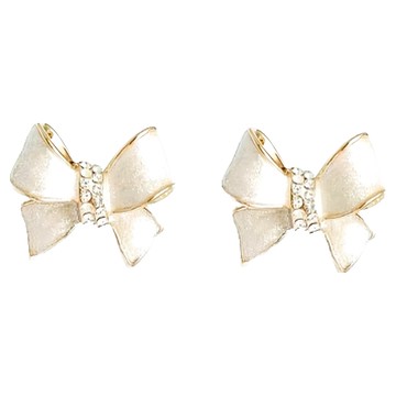 SOLARFRI 無耳洞耳夾式耳環 CZ鑽飾鍍14K金  金色