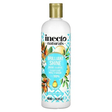 Inecto, Naturals，閃耀光澤，阿洛糖洗髮水，適用於暗沉和毛躁頭髮，16.9 液量盎司（500 毫升）