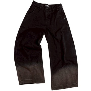 【MELSIGN】MEL 26. WASHED DENIM JEANS 漸層刷色 丹寧長褲 (黑色)