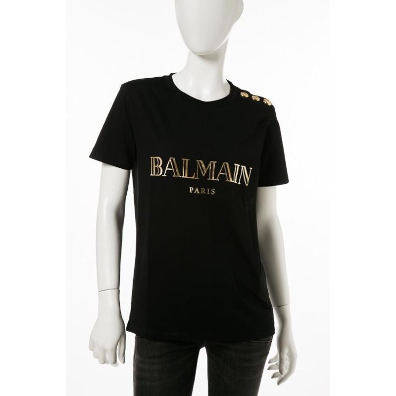 バルマン BALMAIN Tシャツ 半袖 丸首 クルーネック 18H148120 326I