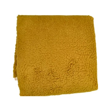 半島良品 羊羔絨沙發墊 3人座  姜黃色  L(70 x 180cm)