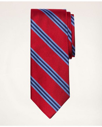 Brooks Brothers Men's Rep Tie | Red | Size Regular