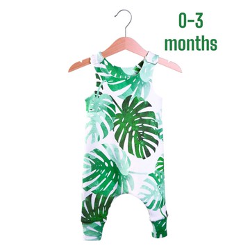 Monstera 嬰兒連身衣，男嬰連身衣，女嬰連身衣，嬰兒工作服