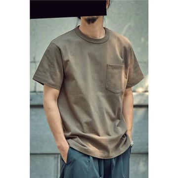 staph老芬日本進口天竺棉面料口袋基礎T恤重磅9oz daily tee