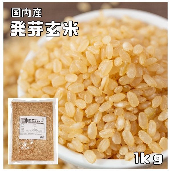 発芽玄米 1ｋg 豆力 北海道産 玄米 玄氣 米 発芽米 無洗米タイプ 日本米 国産米 国内産 穀物 健康米