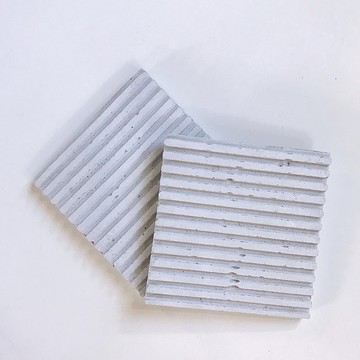 【MINI LIFE x PULP】條紋 線條水泥杯墊