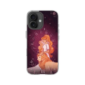 iPhone 16 Clear Case（相機按鈕） 透明 - Ludmilacerafoce - 獅子座