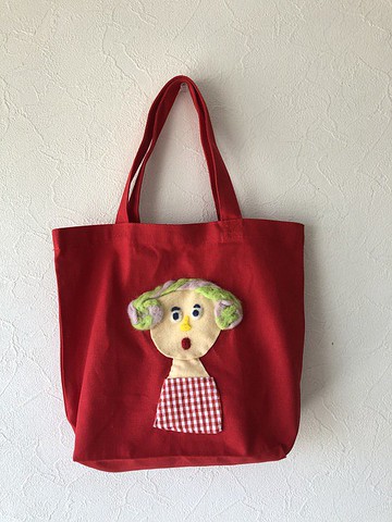 名稱刺繡手提袋