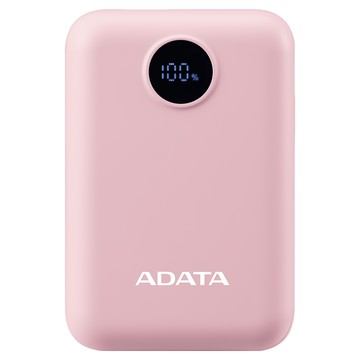ADATA 威剛 C100 Digital 行動電源 10000mAh  粉紅色  PC10022-12PK