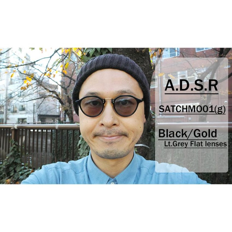 A.D.S.R. SATCHMO 01(g) サッチモ Shiny Black / Gold metal