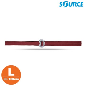藏錢腰帶 Slim Travel Belts (鋁扣) 深紅色 L｜(86-120cm)