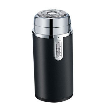 台倉現貨??2025帶鏡子電動剃須刀充電式小鋼炮便攜式車載水洗刮胡刀禮盒裝 智能感應 長效續航 刮淨無殘渣 震動清潔