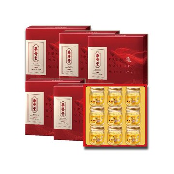 【華齊堂】頂級金絲燕窩禮盒x5盒-網