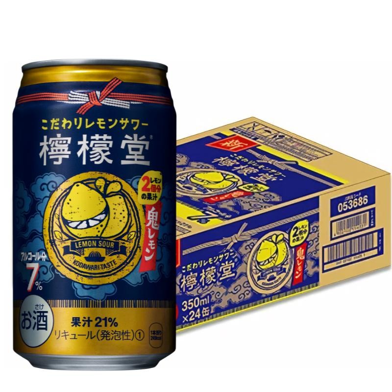 檸檬堂 レモン堂 鬼レモン 350ml 24本 7% ケース レモンサワー 缶 