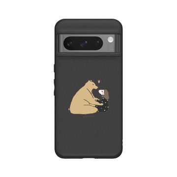 Pixel 8 Pro SolidSuit 黑 - 咻咻熊 XiuXiubear - 親一個