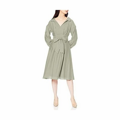 マーキュリーデュオ ワンピース 抜き襟バックスモッキングシャツワンピース レディース ミントグリーン 日本 M 日本サイズm相当 通販 Lineポイント最大get Lineショッピング