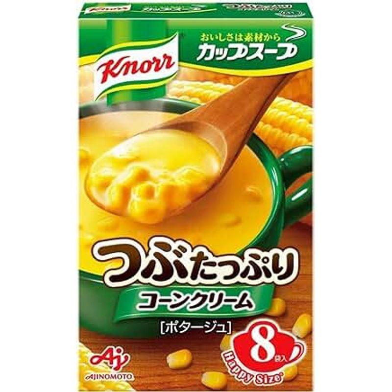 味の素 クノール カップスープ つぶたっぷりコーンクリーム 8袋入×4箱セット 4901001135820