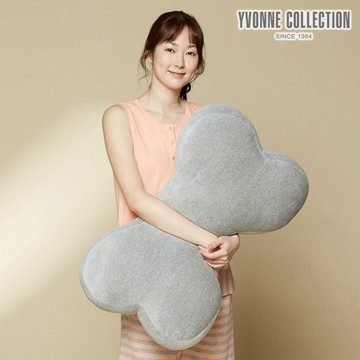YVONNE 素面大骨頭抱枕- 迷霧灰