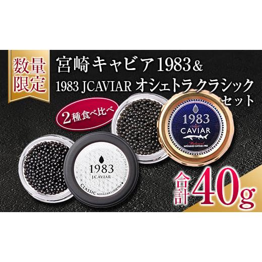 ふるさと納税 宮崎県 日南市 ≪数量限定≫宮崎キャビア1983＆1983 JCAVIAR オシェトラ クラシックセット(合計40g) K11-21