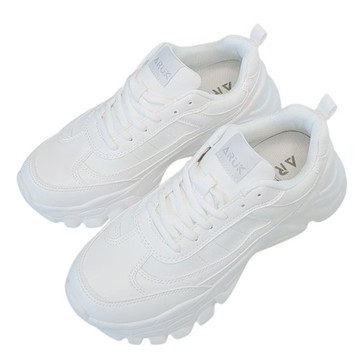 ARUK 單色舒適超輕量運動鞋  全白  25.5cm