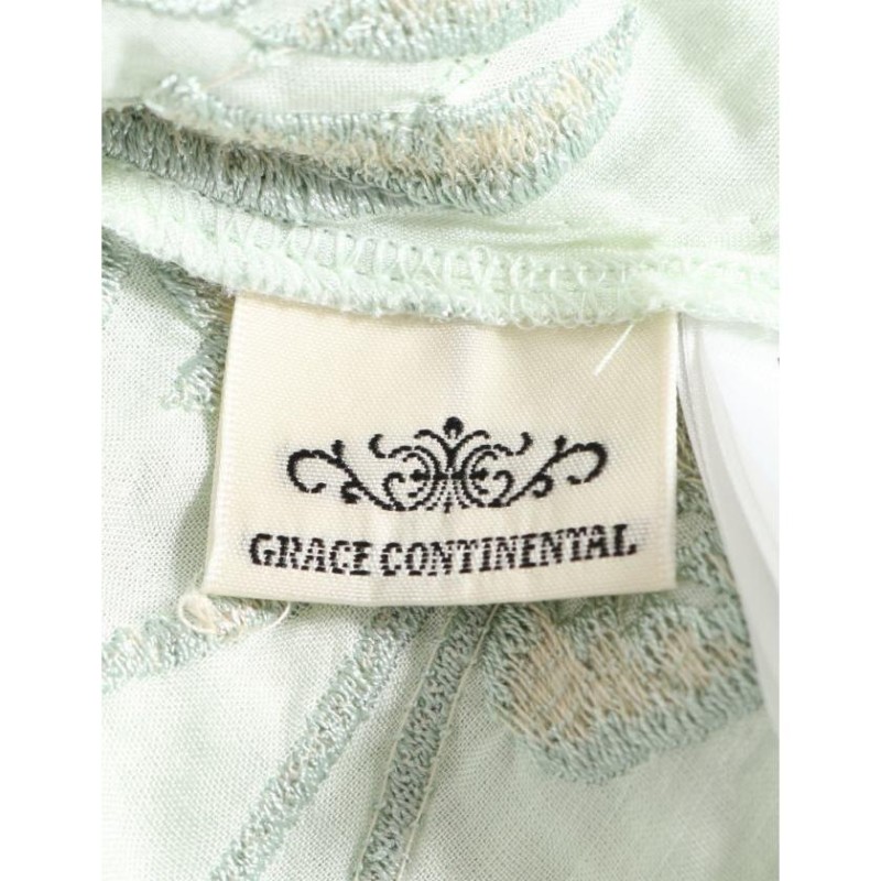 グレースコンチネンタル GRACE CONTINENTAL トップス ポンチョ ライト