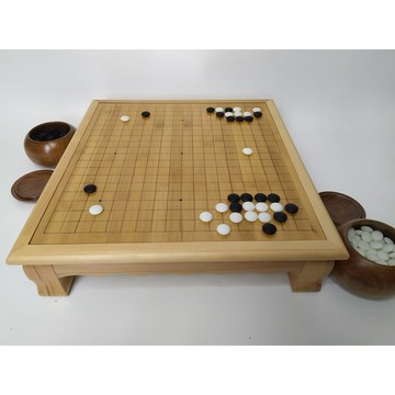 圍棋棋盤架套組  雲子 棋罐  棋盤 棋墩