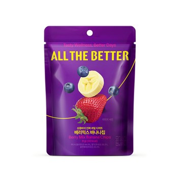 ALL THE BETTER Berry Mix Banana Chips 9g