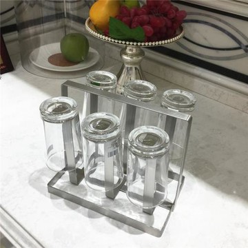 304不銹鋼杯架家用水杯掛架創意杯架托盤玻璃杯陶瓷杯馬克杯架