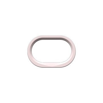 iPhone 17e 手機殼鏡頭框 雪酪粉