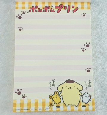 【震撼精品百貨】Pom Pom Purin 布丁狗 便條紙 造型 震撼日式精品百貨