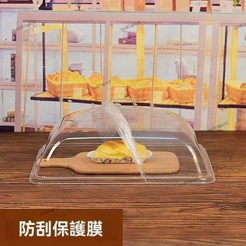 🔥臺灣熱賣🔥透明蓋子長方形蓋擺攤塑料蓋麵包熟食展示罩保鮮蓋防塵罩蛋糕罩塑膠托盤蓋菜罩亞克力展示罩保鮮密封蓋飯菜蓋耐熱