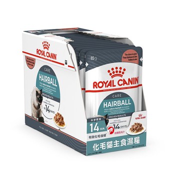 【Royal Canin 法國皇家】化毛成貓專用濕糧 IH34W 85Gx12包/盒(主食餐包 貓罐)【VI