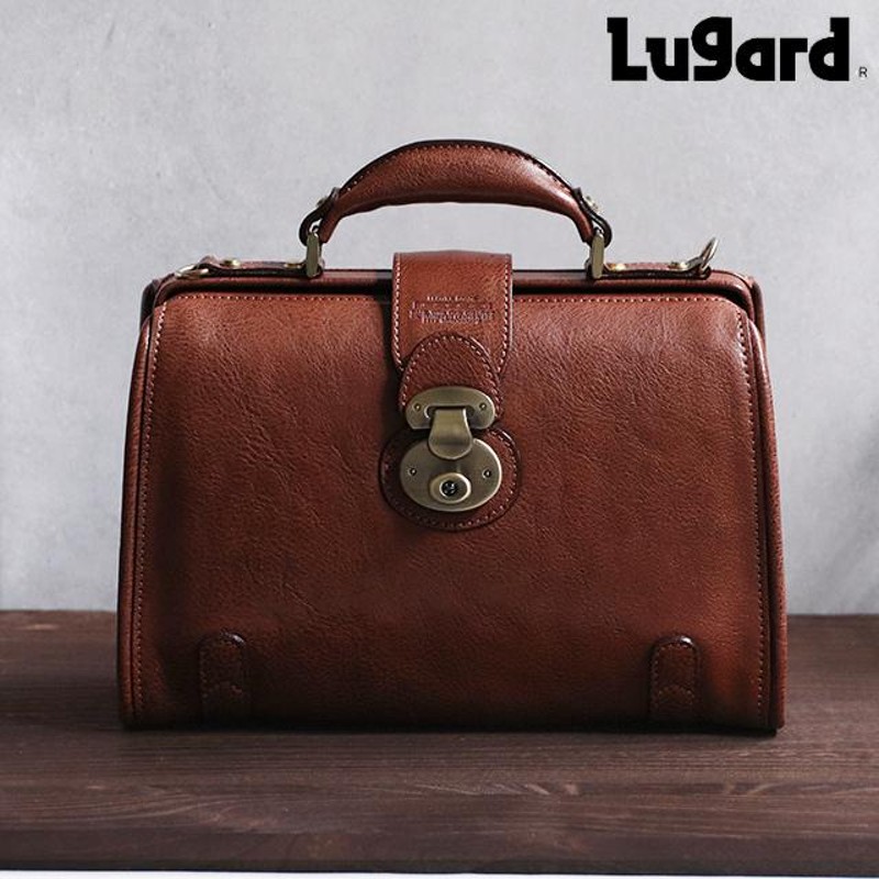 青木鞄 Lugard nevada ロック付き 牛ヌメ 2way ミニ ダレスバッグ 本革 