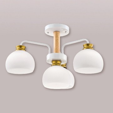 E27北歐風半吸頂三燈 C16-13-63226