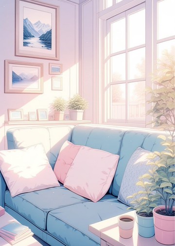 ねこのこ 與你重疊的風景～陽光溫暖的客廳