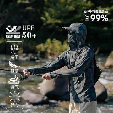 桃園出貨✨防曬服男冰絲夏季超薄遮面迷彩防紫外線戶外速幹釣魚透氣防曬衣男 防曬服男冰絲夏季超薄 防曬 冰絲衣 男 輕薄款