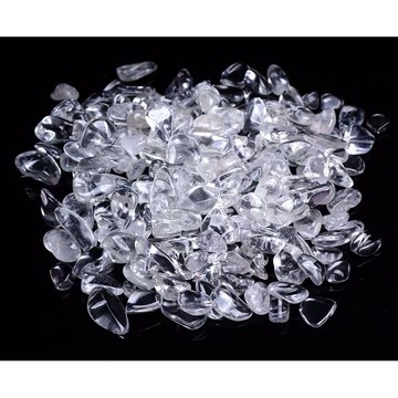 ⭐️現貨⭐️5A消磁淨化白水晶碎石天然白水晶原石切割高透少棉絮💗肥嘟嘟飾品批發💗