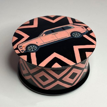 Box Pink RR，木製家居裝飾，家庭辦公室，勞斯萊斯庫里南，幾何