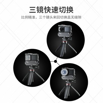【特價清倉】Insta360 ONE R全景運動相機專用金屬兔籠升級款高清數碼攝像機拍照攝影保護框防摔散熱保護籠