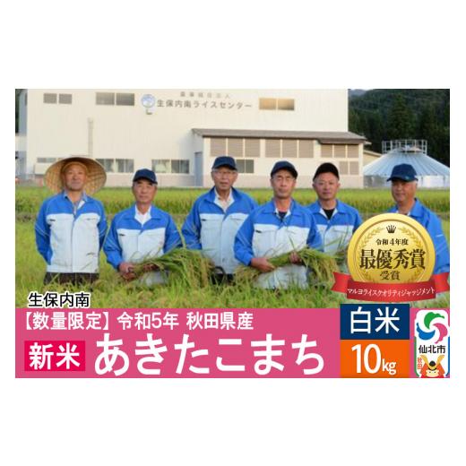 ふるさと納税 秋田県 仙北市 ＜新米＞  あきたこまち 10kg(10kg×1袋) 令和5年産 精米 通算20回 特A 秋田県仙北市産 白米 10キロ