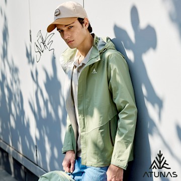 【ATUNAS 歐都納】50週年 單件式防水外套A6GA2506N霧綠/軍綠/防風外套/防水外套/期間限定