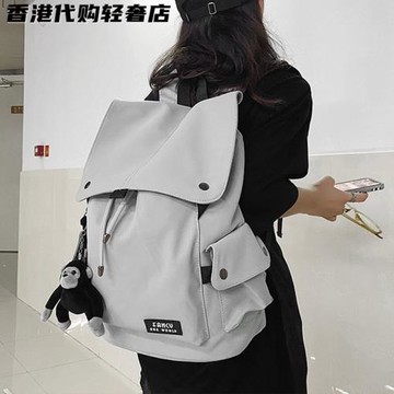 法國ZAMP新款男士雙肩包休閑大容量旅行包大學生書包防水電腦背包