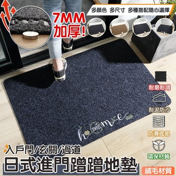 免運✨日式耐磨進門地毯地墊  門口除塵地毯地墊 家用防滑腳踏墊入戶地墊 玄關地墊 防滑防水 室外地墊 客廳地墊 地毯地墊