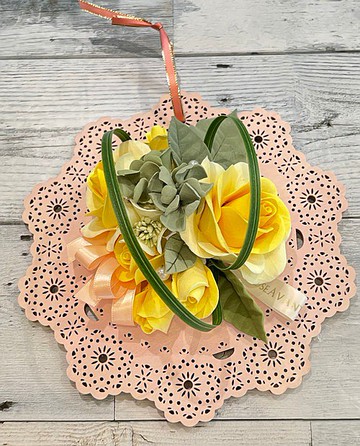 【永恆之花】泥土藝術*玫瑰花與花邊板的排列