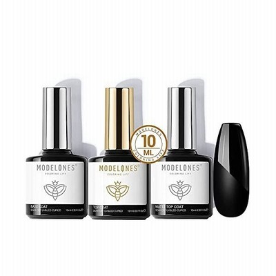 Modelones ジェルネイル トップコート マットトップコート ベースコート 3本セット10ml 拭き取り不要 Uv Led対応 通販 Lineポイント最大get Lineショッピング