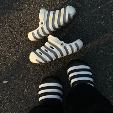 ✨臺灣出貨✨洞洞鞋男士夏季新款外穿防臭沙灘拖鞋厚底防滑eva戶外包頭拖鞋男