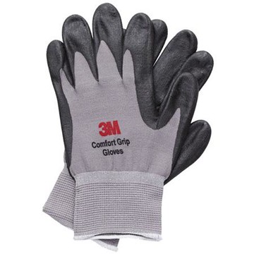 3M 亮彩舒適型止滑耐磨手套/M/灰/CP