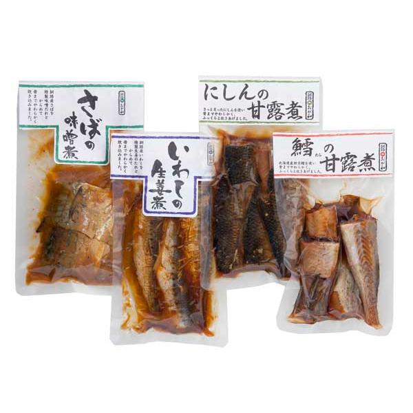 北の煮魚セット 釧路おが和 北海道 産地直送 七五三 内祝い