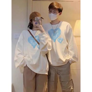 roora情侶裝秋冬新款圓領衛衣潮流百搭小眾設計高級感無帽衛衣