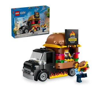 【LEGO 樂高】磚星球〡 60404 城市系列 漢堡餐車 Burger Truck